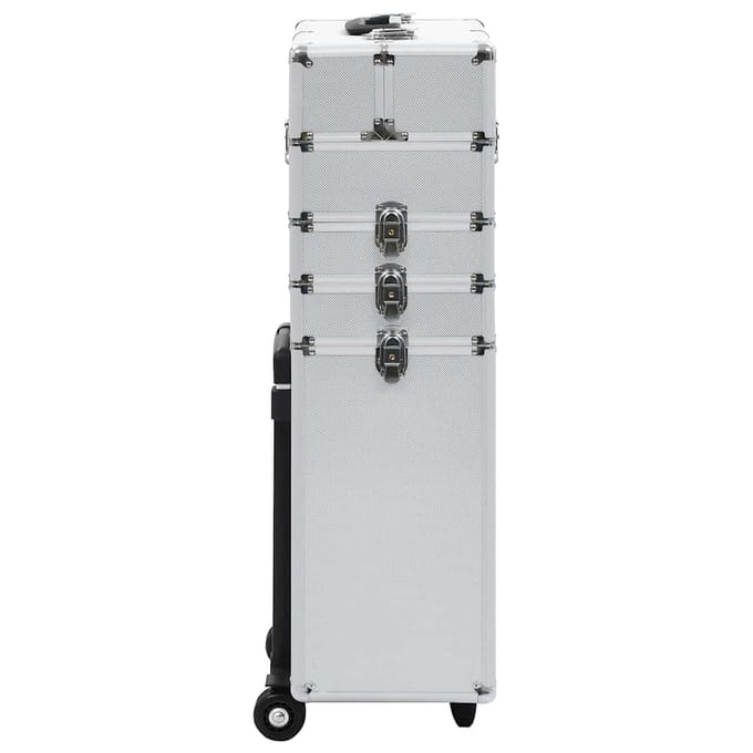 vidaXL - Make-up - trolley - aluminium - zilverkleurig