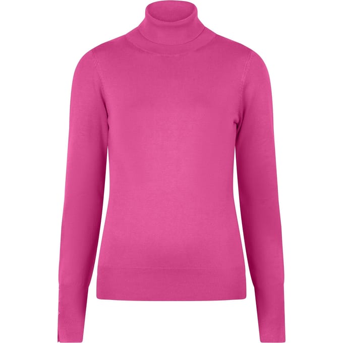 EsQualo Sweater Turtle Neck Pink Größe: S | Pullover Outlet | Damen | Rosa
