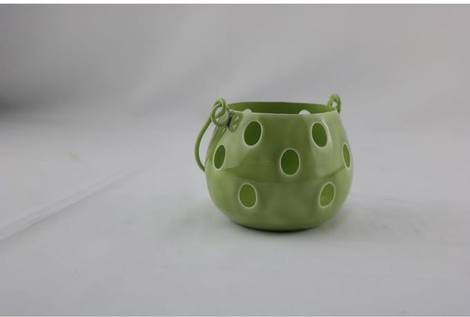 Lantaarn S groen 11x11x8,5cm