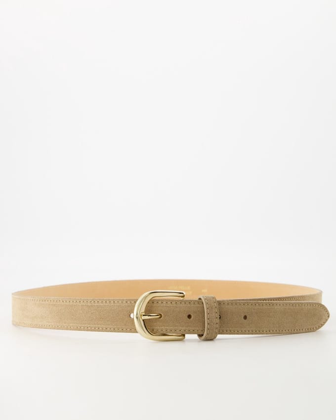 Teatro - Suus - Riem - Suede - Leer - Goudkleurig - Zand - 85 cm