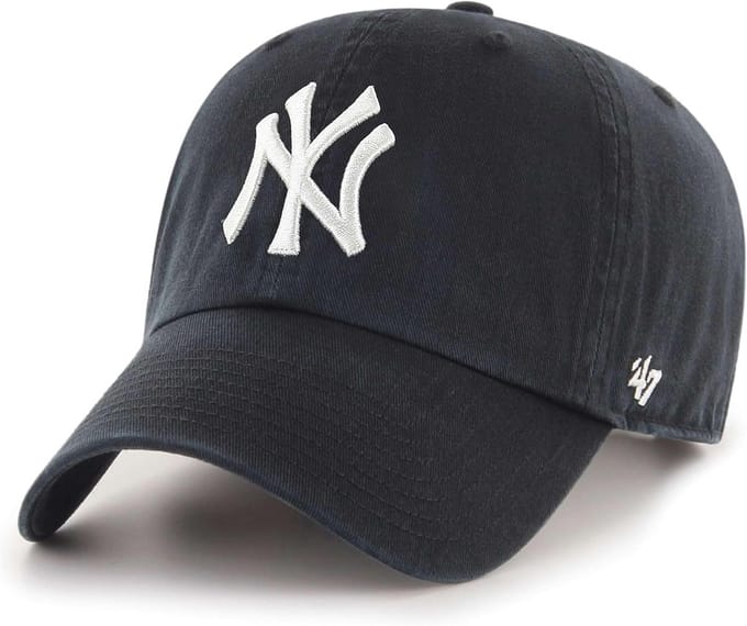 Verstelbare Baseballpet Zwart met Wit Logo, Unisex Hoofddeksel