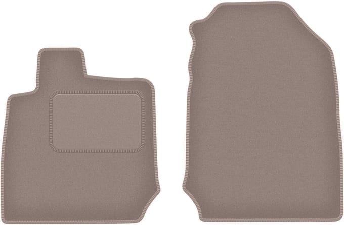 Beige voormatten voor: Isuzu D-MAX III pick-up (2019-)