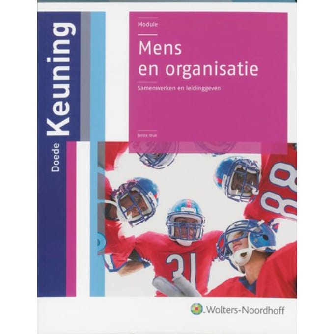 Mens En Organisatie - D. Keuning
