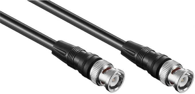 BNC (m) - BNC (m) kabel - RG59 - 75 Ohm / zwart - 25 meter