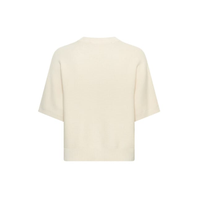MSCH Copenhagen Mschthamira 2/4 Pullover Tops & T-shirts Dames - Shirt - Ecru - Maat M/L