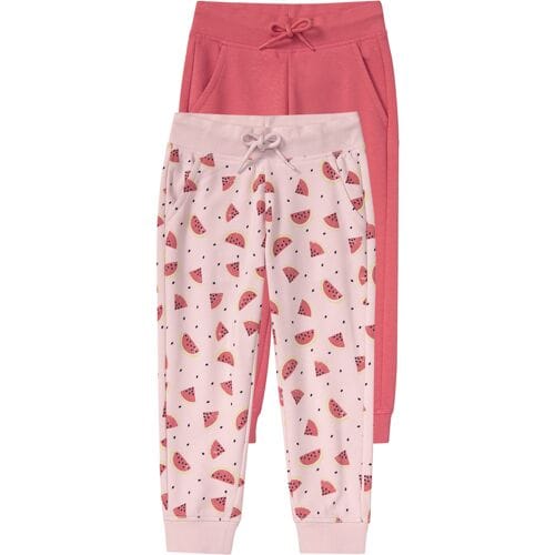 LUPILU Meisjes joggingbroek (Roze, 122/128)