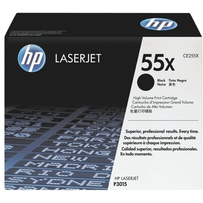 HP 55X / CE255X High Capaciteit Zwart Toner - Lasertoner Zwart