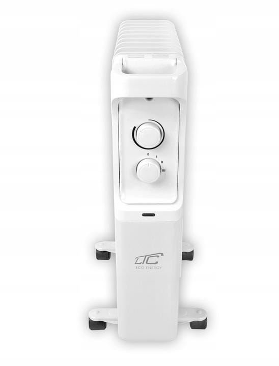 LTC - Elektrische olieverwarming 11 vinnen 2500W - Wit