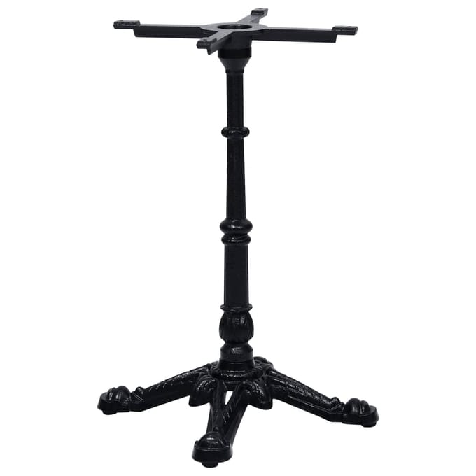 vidaXL - Bistrotafelpoot - 52x52x72 - cm - gietijzer - zwart