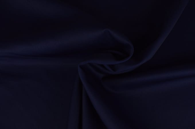 10 meter twill katoen - Navy - 65% katoen - 35% polyester