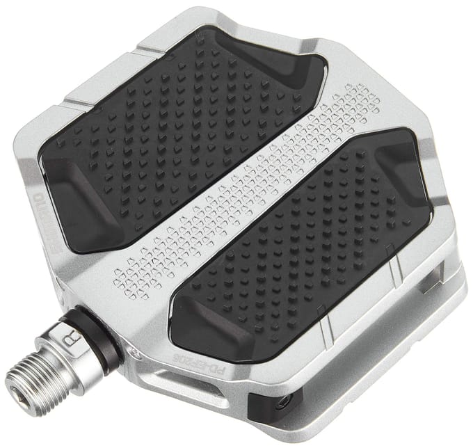 Shimano PD-EF205 Platform pedalen, zilver