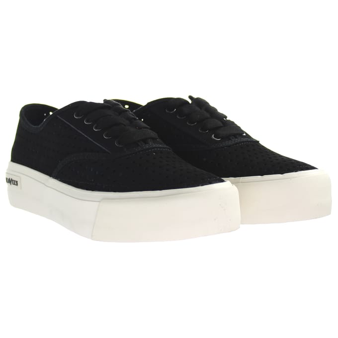 Seavees Legend Sneaker Platform Zwart Damestrainers