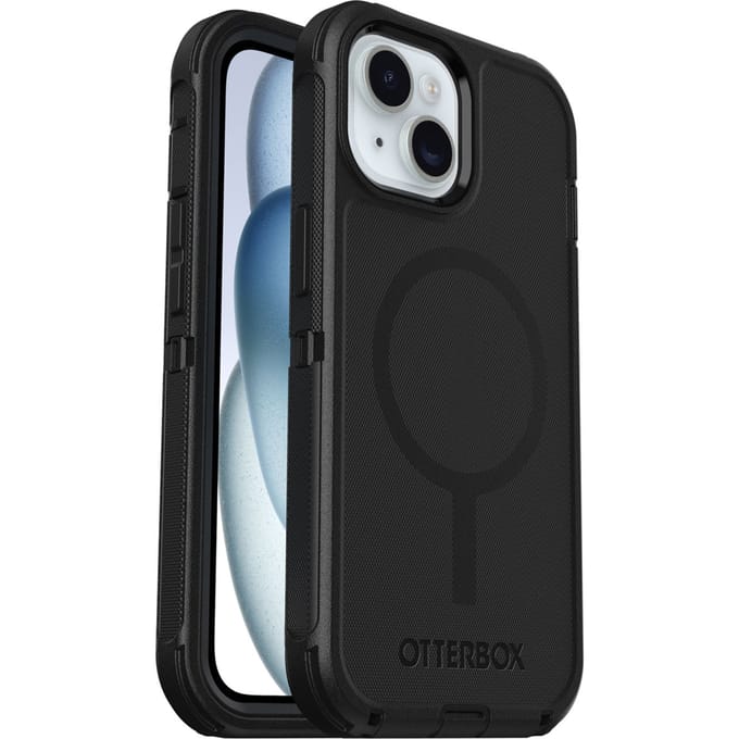 Otterbox Defender Backcover Apple iPhone 17e, iPhone 16e, iPhone 15, iPhone 14, iPhone 13 Zwart MagSafe compatible