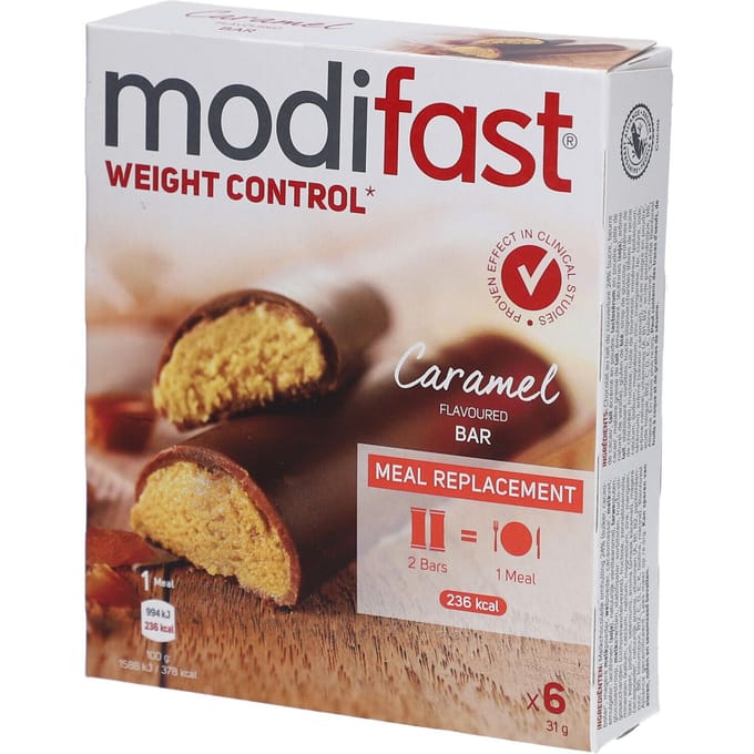 Modifast® Weight Control Karamel Repen 6x31 Reep