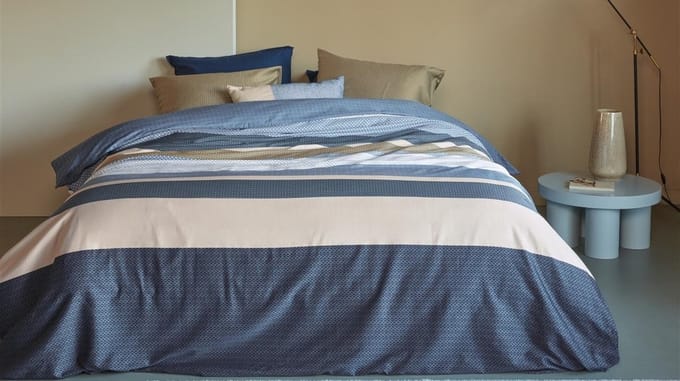 Beddinghouse Ines dekbedovertrek - Tweepersoons - 200x200/220 - Blauw