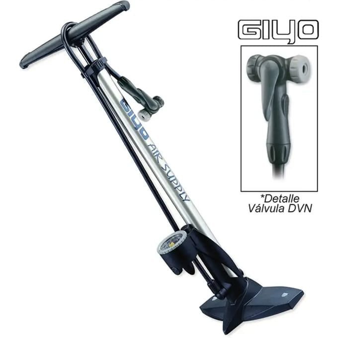 Aluminium werkplaats voetpomp 11bar Giyo