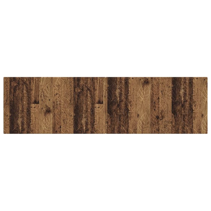 vidaXL - Wandgemonteerd - Hoofdbord - DELFT - Oud - hout - Bewerkt - hout