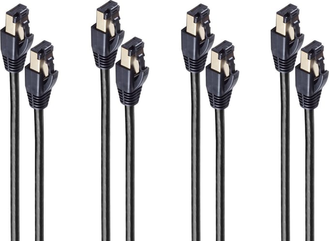 Patchkabel cat 8.1 F/FTP PIMF LSZH schwarz 3,0m--VE4