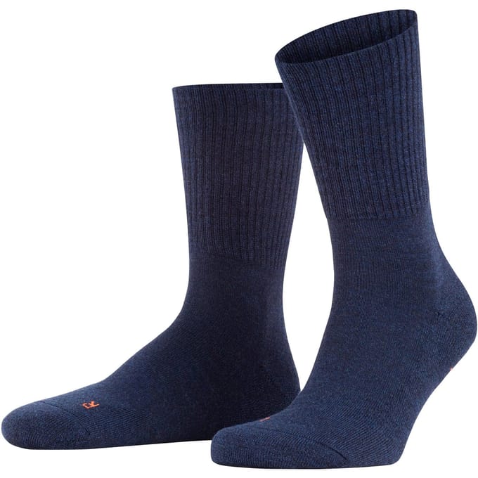 FALKE Walkie Light eenkleurig wol functioneel materiaal sokken unisex blauw - maat 37-38