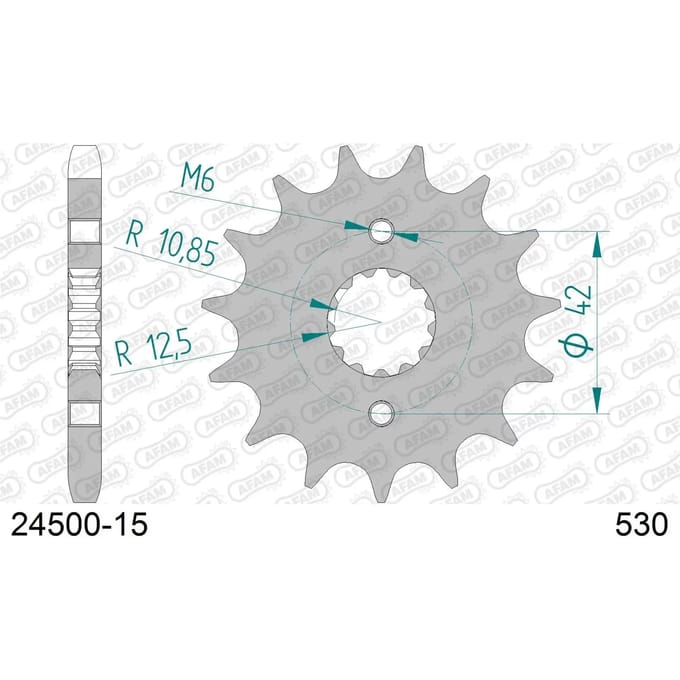 Tandwiel Afam 530 15 dents