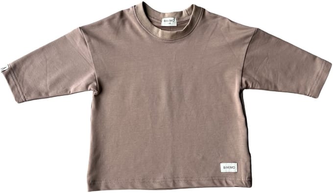 BAKIMO Oversized Longsleeve Taupe 74/80