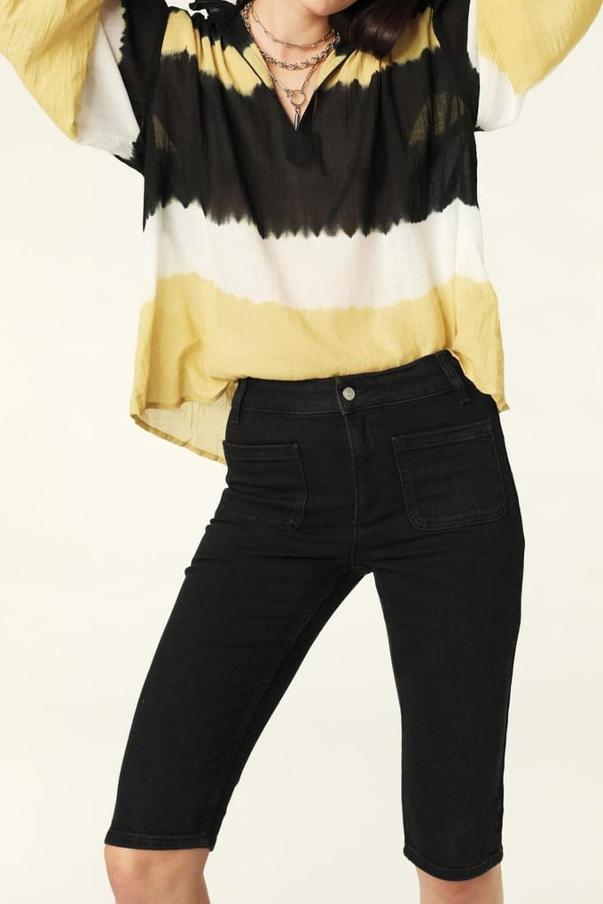 BA&SH Bermuda Ron Blackstone Maat: 40 | Korte Broeken Outlet | Dames | Zwart