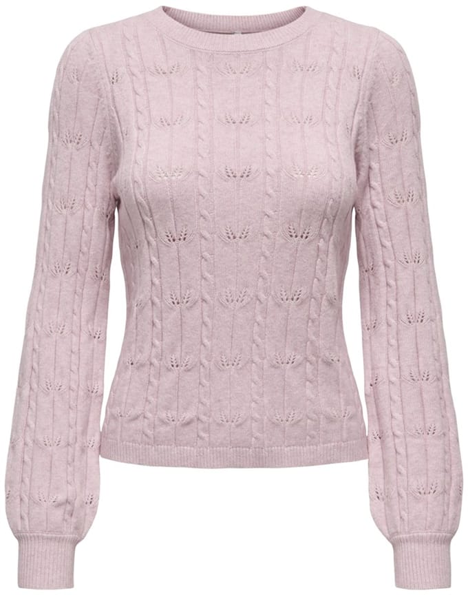 ONLY - ONLKATIA LS STRUCTURE O-NECK PULL CC KNT - Meisjes - Gebreide truien