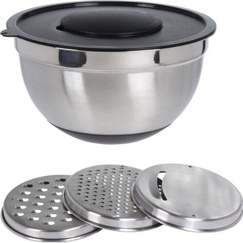 Excellent Houseware Excellent Mengkom Set RVS - 25 cm, 4 stuks