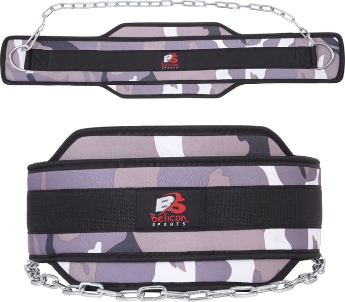 Neopreen Dipping Belt Gewichthefgordel Gym Belt Oefenriem Zware ketting