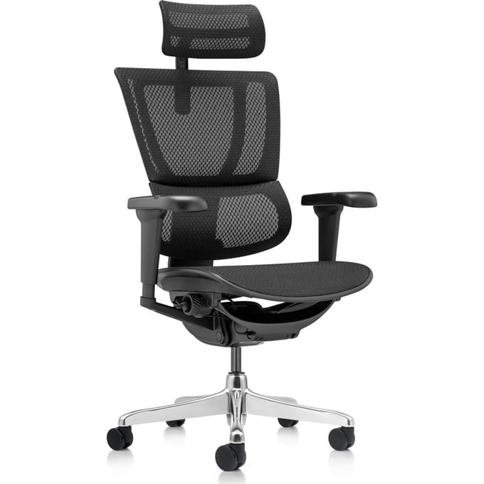 Bureaustoel / directiestoel ERGOHUMAN SLIM ULTRA GEN2 mesh zwart hjh OFFICE