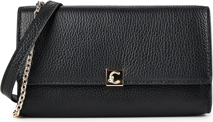 Coccinelle Pansy Portemonnee Leder 20 cm - Dames - noir