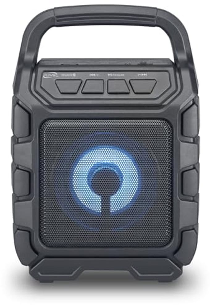Draadloze Bluetooth Partyt speaker met FM Radio en LED Lichten