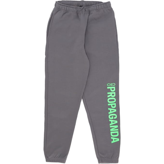 Heren joggingbroek trainingsbroek verticaal logo joggingbroek grijs