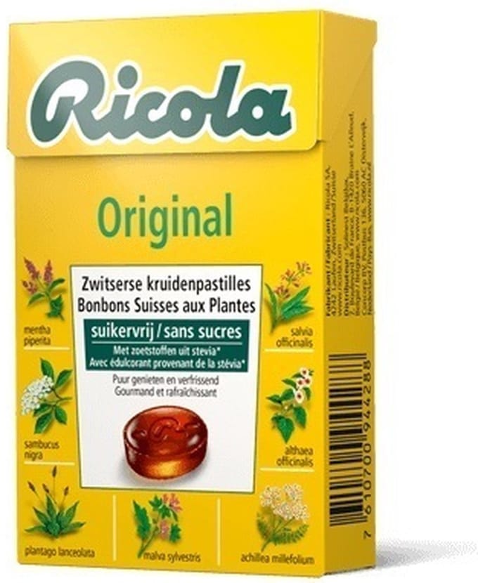 Ricola Original suikervrij doosje (50g)