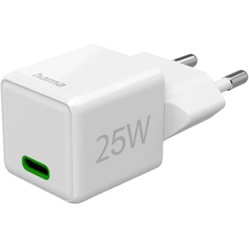 Hama USB-oplader 25.00 W 1x USB-C USB PD Wit Binnen USB Power Delivery (USB-PD)