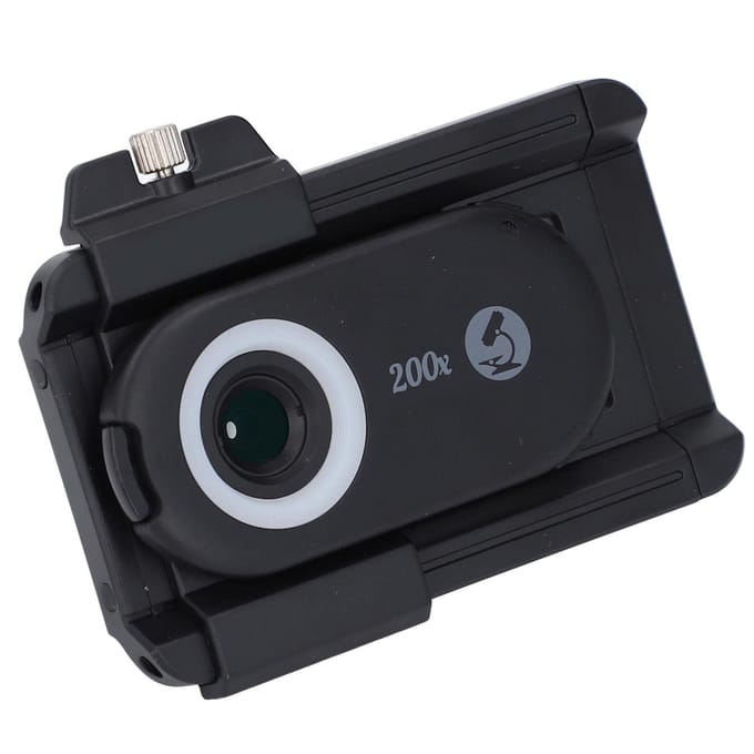 Objectif Macro pour Téléphone avec Lumière LED Filtre CPL Clip d'Objectif Multifonction pour IOS pour Android Presque Tous black