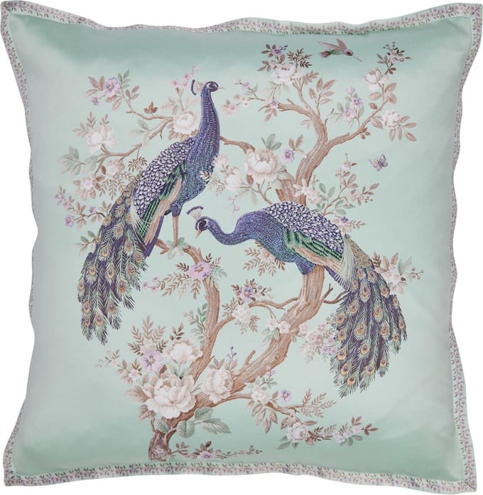 Laura Ashley - Belvedere Sierkussen - Dieren - 50x50cm - Groen