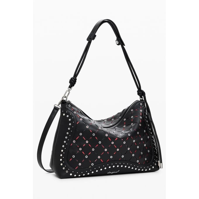 Desigual schoudertas Leiria Yankee Shoulder Bag Black zwart