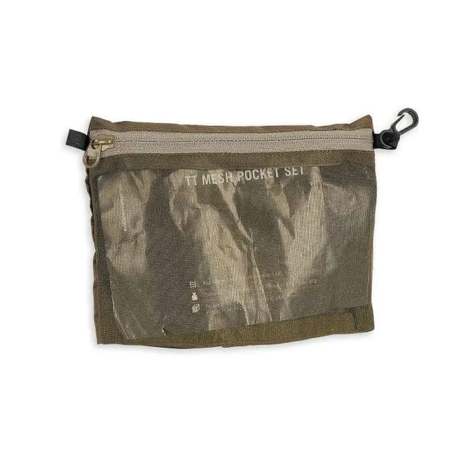 Tasmanian Tiger Mesh Pocket Set, Opbergset, Olijfkleurig