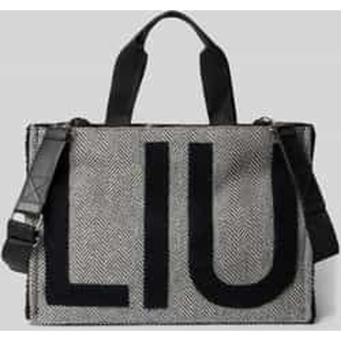 LIU JO shopper schoudertas Check Tote Bag Nero veelkleurig