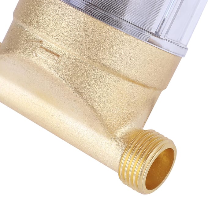 Waterfilters Voorfilter Koper Voorfilter Terugspoelen Verwijder Roest Sediment (3/4  Buitendraad)