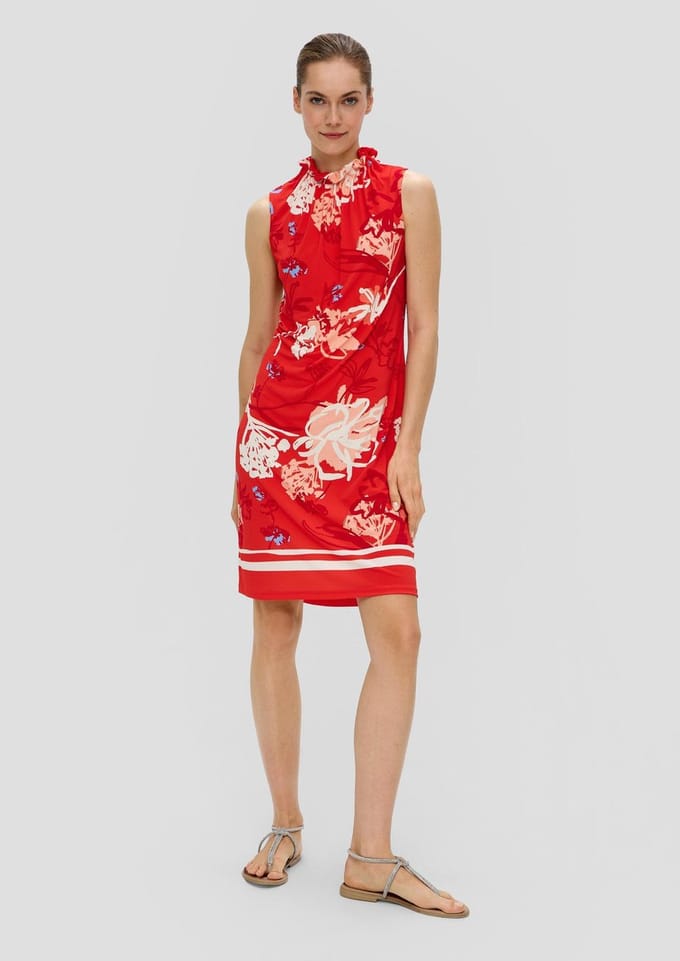 Black Label Women-Jurk--30F1 RED-Maat 40