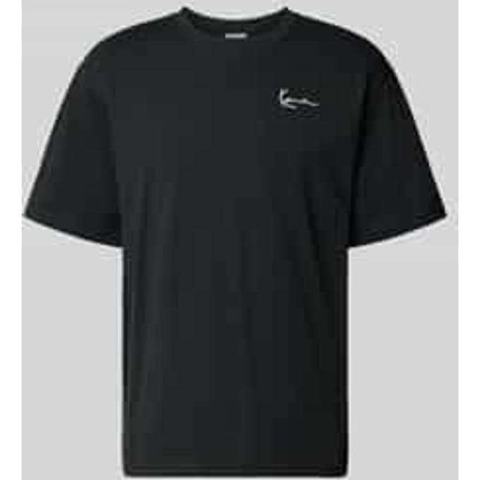 Oversized T-shirt met logo-stitching