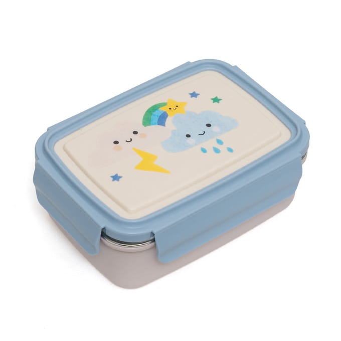 Petit Monkey Bentobox Sparkling Sky - Grijs