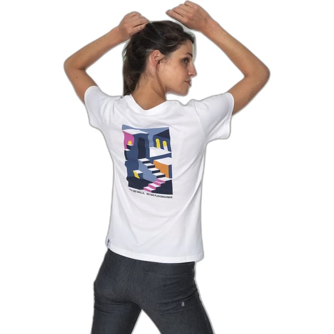 Dames-T-shirt Snap Climbing B.Craven