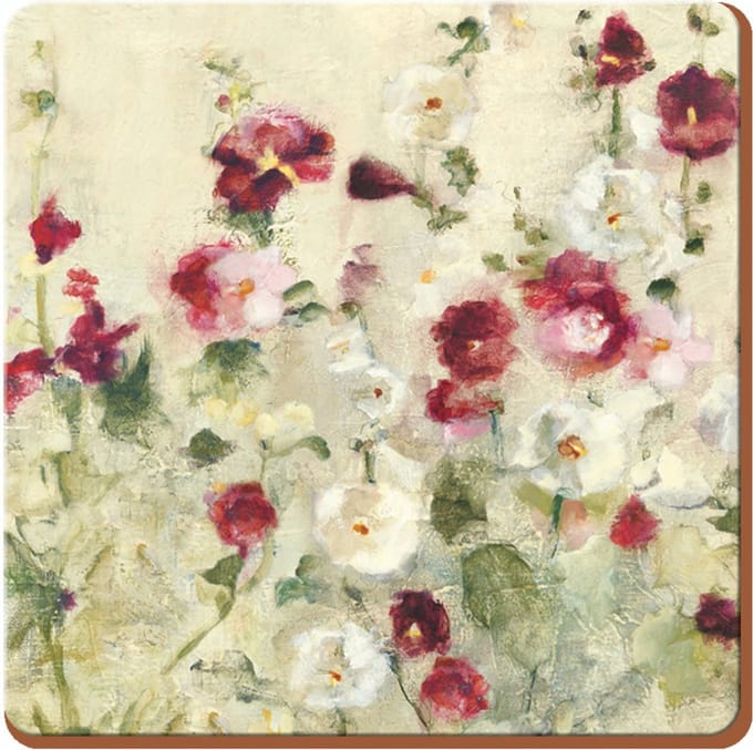 Creative Tops Onderzetters Wild Field Poppies 10,5 Cm Kurk 6 Stuks