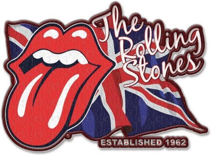 The Rolling Stones - Lick The Flag Patch - Multicolours