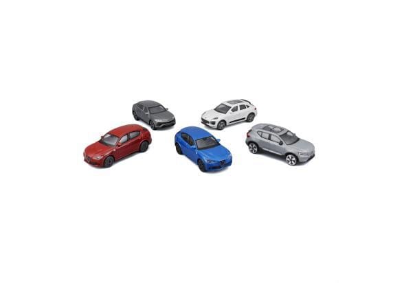 Bburago Burago 1:43 5-pack Street Fire SUV's Auto's op schaal
