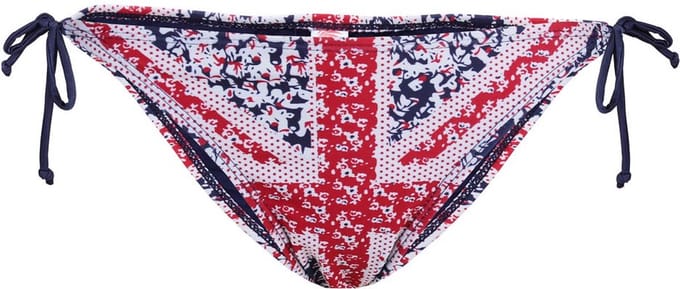 Nieuwe bikinislip zonder labels - vlag