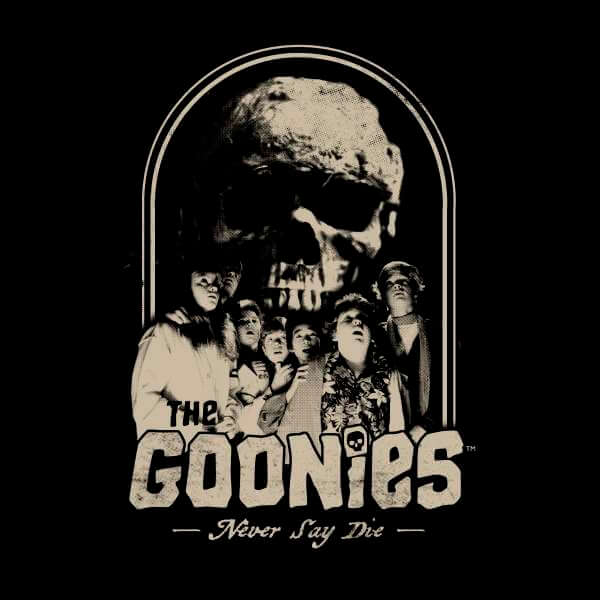 The Goonies Never Say Die Retro Men's T-Shirt - Zwart - M